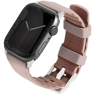 Uniq для Apple Watch 42/41/40 mm ремешок Linus Airosoft silicone strap Pink