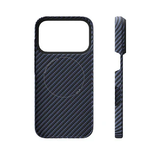 Чехол защитный VLP Kevlar Case с MagSafe для iPhone 17 Pro, синий