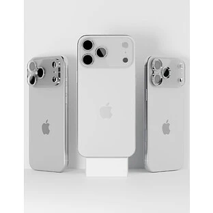 Стекло защитное VLP для камеры для iPhone 17 ProMax, без рамки