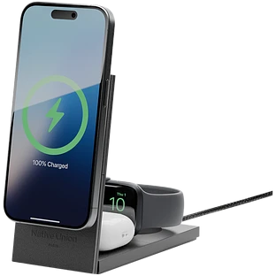 RISE 3-IN-1 Qi2, беспроводное зарядное устройство 3 в 1, цвет черный