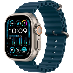 Apple Watch Ultra Series 2 GPS + Cellular  Синий Ocean Band, 49мм, Natural