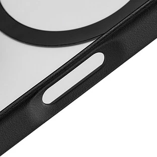 Чехол защитный uBear Cloud Mag Case для iPhone 17 Pro Max, MagSafe совместимый, усиленный, силк-тач, черный