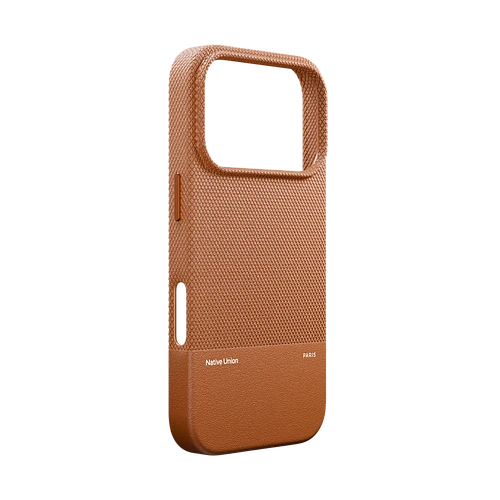 (RE)CLASSIC CASE FOR IPHONE 17 PRO TAN, чехол защитный для iPhone 17 PRO, цвет: коричневый