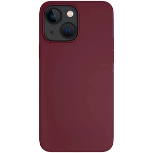 Чехол защитный "vlp" Silicone case with MagSafe для iPhone 14 Pro, марсала