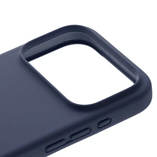 Чехол защитный uBear Touch Mag Case для iPhone 17 Pro, MagSafe совместимый, силикон, софт-тач, темно-синий