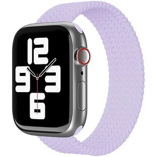 Ремешок нейлоновый плетёный  vlp  для Apple Watch 42/44/45  L/XL  2шт  фиолетовый