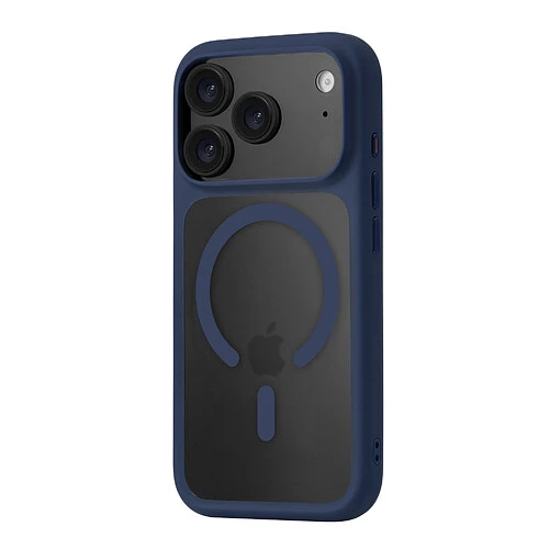 Чехол защитный uBear Shade Case для iPhone 17 Pro, MagSafe совместимый, усиленный, силк-тач, синий