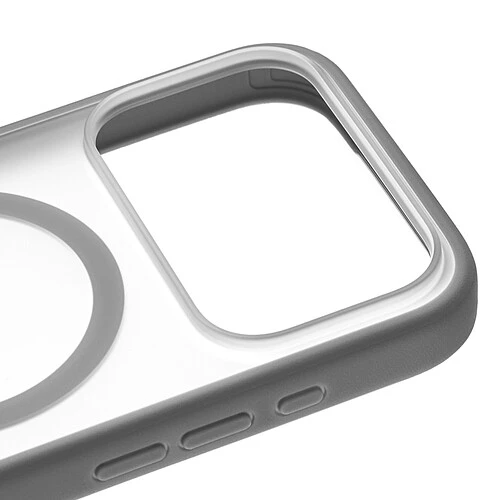 Чехол защитный uBear Stand 360° Mag Case для iPhone 17 Pro, MagSafe совместимый, силикон, софт-тач, серый