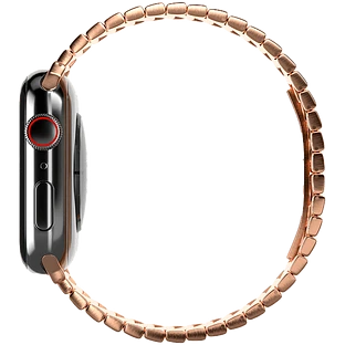 Ремешок из нержавеющей стали Casetify Monolink для Apple Watch 38/40/41, розовое золото