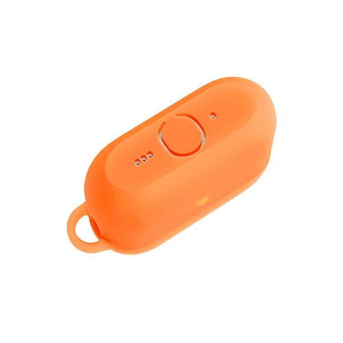 Чехол силиконовый VLP Charm Case для AirPods Pro 3, оранжевый