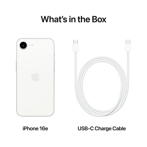 iPhone 16e, 128GB, Белый