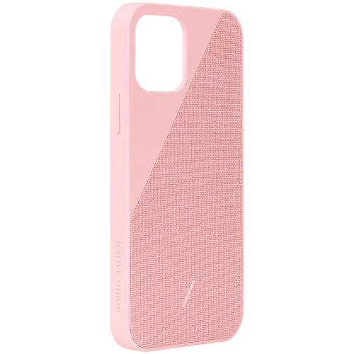 CCAV-ROS-NP20S CLIC CANVAS  чехол защитный для iPhone 12 mini  розовый  ткань