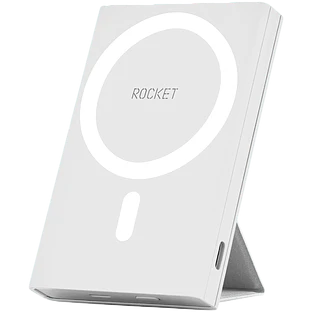 Беспроводной аккумулятор ROCKET HOLD, с поддержкой MagSafe, светло-серый