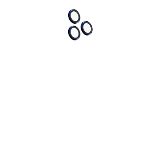 Стекло защитное uBear Nano Lens Shield для iPhone 17 Pro/Pro Max, синие