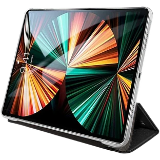 Обложка Smart Folio LAGERFELD Saffiano Ikonik Patch  Чёрная для iPad Pro 11-inch (4th поколение)/Pro 11 дюймов (3-го поколения)