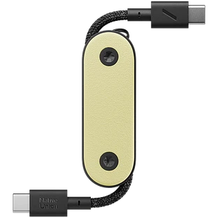 POCK-C-LMO-NP POCKET CABLE -C TO C -LEMON, брелок с зарядным кабелем, лимонный