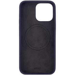 Чехол защитный uBear Touch Mag Case  iPhone 15 Pro Max  MagSafe  силикон  темно-фи