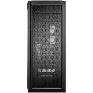 Корпус COUGAR GAMING Midi Tower,  ATX, 7 слотов, USB 3.2 Gen 2, USB 3.0, USB 2.0, Аудио разъем, Пластик/Металлический/Защитное антивандальное закаленное стекло, Power Button, Светодиодный индикатор, PSU optional, Поддержка системы жидкостного охлаждения, 