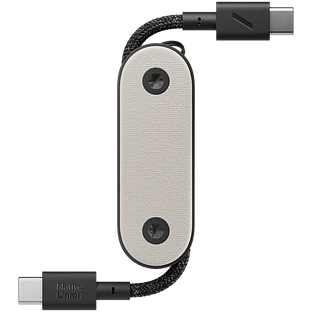 POCK-C-SAN-NP POCKET CABLE -C TO C SANDSTONE, брелок с зарядным кабелем, серый