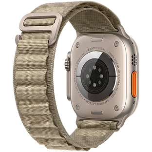 Apple Watch Ultra 2 2024 GPS + Cellular 49mm Natural Titanium Case with Olive Alpine Loop - S