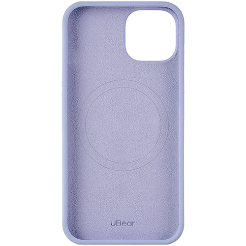 Чехол защитный uBear Touch Mag Case  iPhone 15  MagSafe  силикон  лавандовый