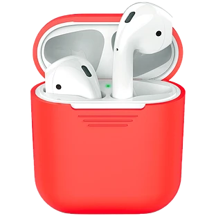 Чехол DEPPA Silicone case  Красный для AirPods (Gen1/2)
