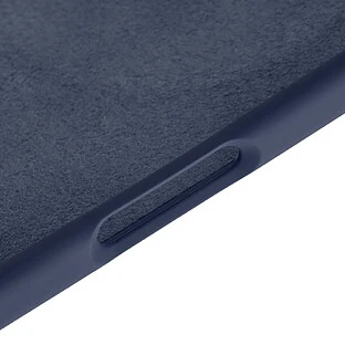 Чехол защитный uBear Touch Mag Case для iPhone Air, MagSafe совместимый, силикон, софт-тач, темно-синий