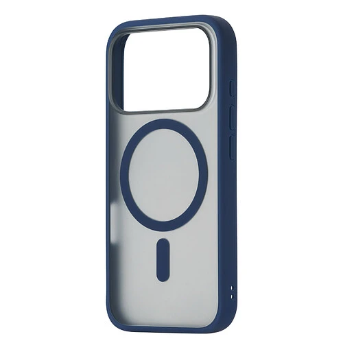 Чехол защитный uBear Cloud Mag Case для iPhone 17 Pro Max, MagSafe совместимый, усиленный, силк-тач, синий