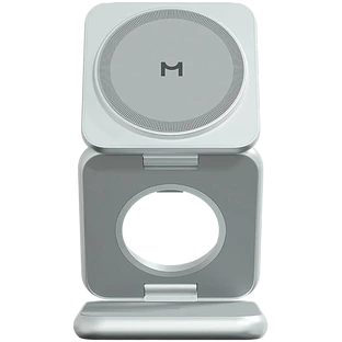 MAGSSORY Беспроводное зарядное устройство, 23 Вт, Серебристый