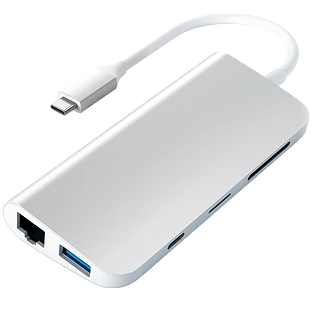 Адаптер Satechi Type-C Multimedia Adapter, Silver