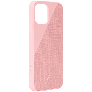 CCAV-ROS-NP20S CLIC CANVAS  чехол защитный для iPhone 12 mini  розовый  ткань