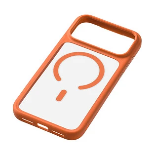 Чехол защитный uBear Shade Case для iPhone 17 Pro Max, MagSafe совместимый, усиленный, силк-тач, оранжевый