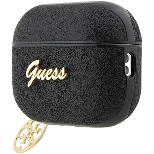 Чехол GUESS Glitter flakes  Чёрный для AirPods Pro (Gen2)