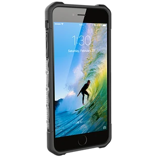 Защитный чехол UAG Plasma ICE  Прозрачный серый для iPhone 7 Plus/8 Plus