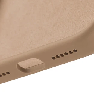 Чехол защитный uBear Touch Mag Case для iPhone 17 Pro Max, MagSafe совместимый, силикон, софт-тач, латте