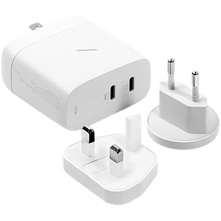 FAST-PD67-WHT-INT FAST GAN CHARGER PD 67WWHITE-INTL, СЗУ 67W,  разъёмы 2 USB-C . Цвет: белый