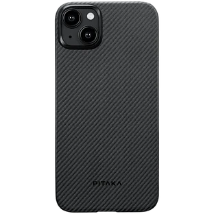 Чехол PITAKA MagEZ Case 4 с MagSafe Black/Grey Twill для iPhone 15 Plus