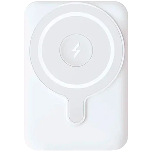 Аккумулятор внешний VLP Dual Magsafe PowerBank 5000 mAh, 3A, USB-C, белый