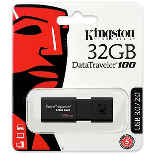 Память ( USB flash ) KINGSTON DataTraveler 100 G3 32 ГБ