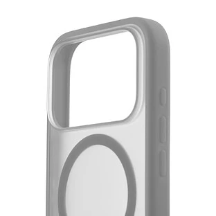 Чехол защитный uBear Cloud Mag Case для iPhone 17 Pro Max, MagSafe совместимый, усиленный, силк-тач, серый