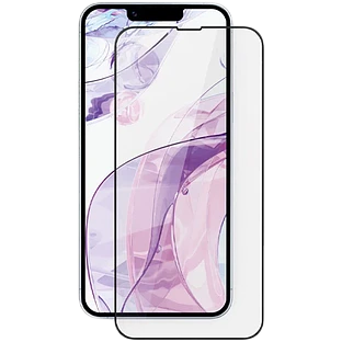 Стекло защитное 2.5D VLP M-Glass для iPhone 15 ProMax с черной рамкой, матовое