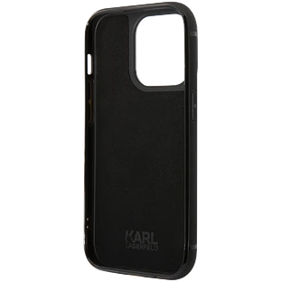 Lagerfeld для iPhone 14 Pro чехол PU Signature logo with Cardslot Hard Red