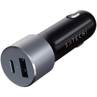 Автомобильное зарядное устройство Satechi 72W Type-C PD Car Charger Adapter, Space Gray