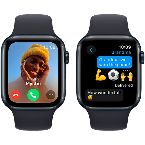 Apple Watch SE 2 (2023) GPS 44mm Midnight Aluminum Case with Midnight Sport Band - M/L