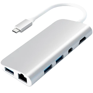 Адаптер Satechi Type-C Multimedia Adapter, Silver