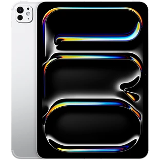 iPad Pro 11", (M4, 2024), 2TB, Wi-Fi+Celular, Нанотекстурное стекло, Серебристый