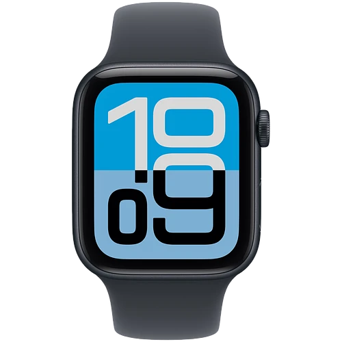 Apple Watch SE 3, GPS, 44mm, Midnight Aluminium Case with Midnight Sport Band - S/M