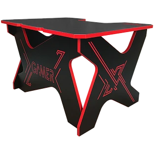 GENERIC COMFORT Gaming table Gamer Mini Seven/DS/NB, Чёрный/Красный