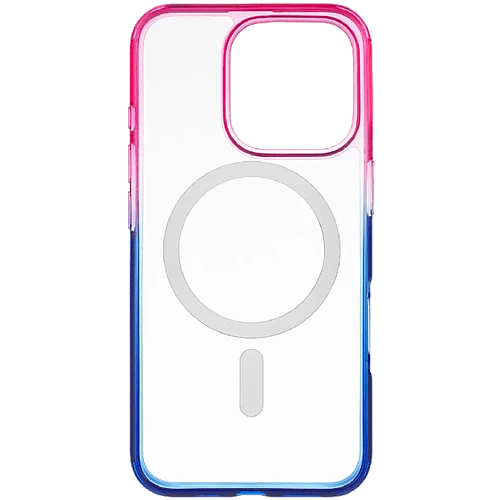 Чехол защитный uBear Fusion Mag Case iPhone 16 Pro Max, сине-розовый
