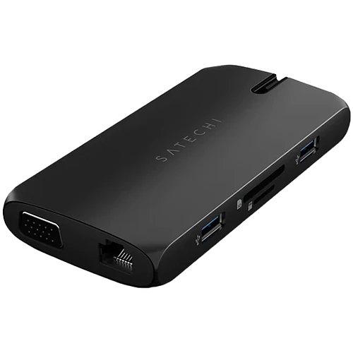 Адаптер Satechi USB-C On-the-Go Multiport Adapter, Black